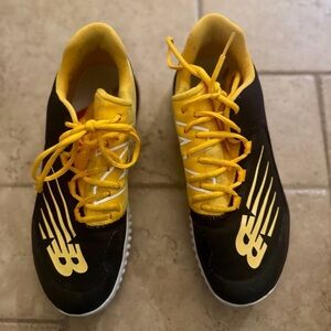 New Balance Black and Yellow Athletic Shoes